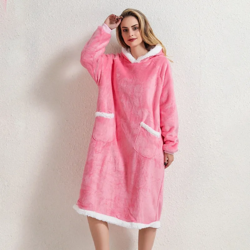 Blanket Sweatshirt Hoodie Full Size