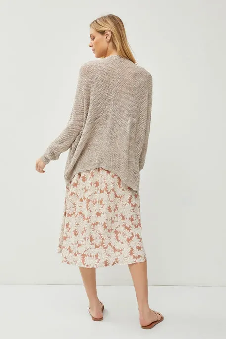 Earth Grey Knit Cardigan