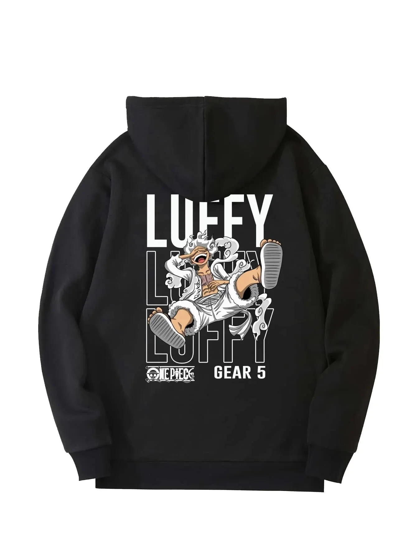 SXV  'LUFFY’ Printed Cool Aesthetic Sweatshirt Hoodie